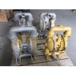 (4) Vera-matic 2" Stainless Diaphragm Pumps (Used, Tested Good w/ Air)