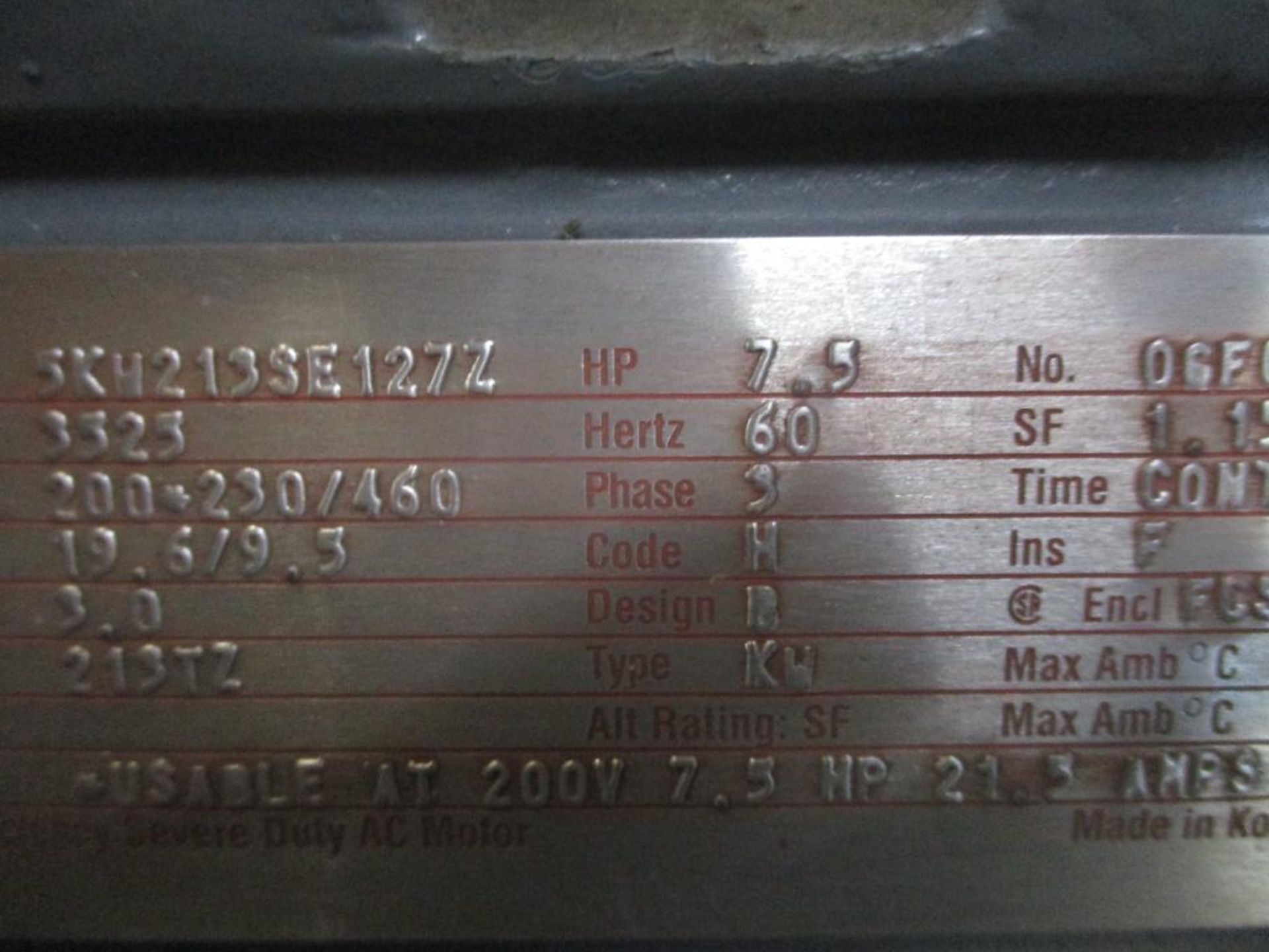 Reliance 5 HP DC Motor, Reliance 50 HP Motor, GE 7.5 HP Motor - Image 4 of 4