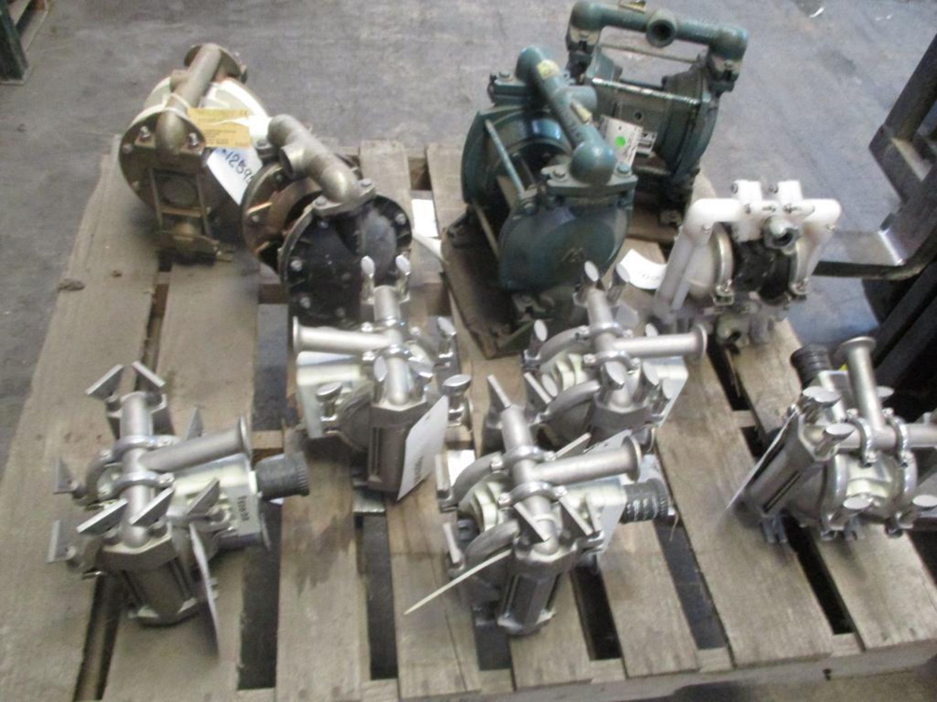 (5) Wilden Pump I SS Diaphragm Pumps, (2) ITT 1" Iron, & More (10) pcs. Total