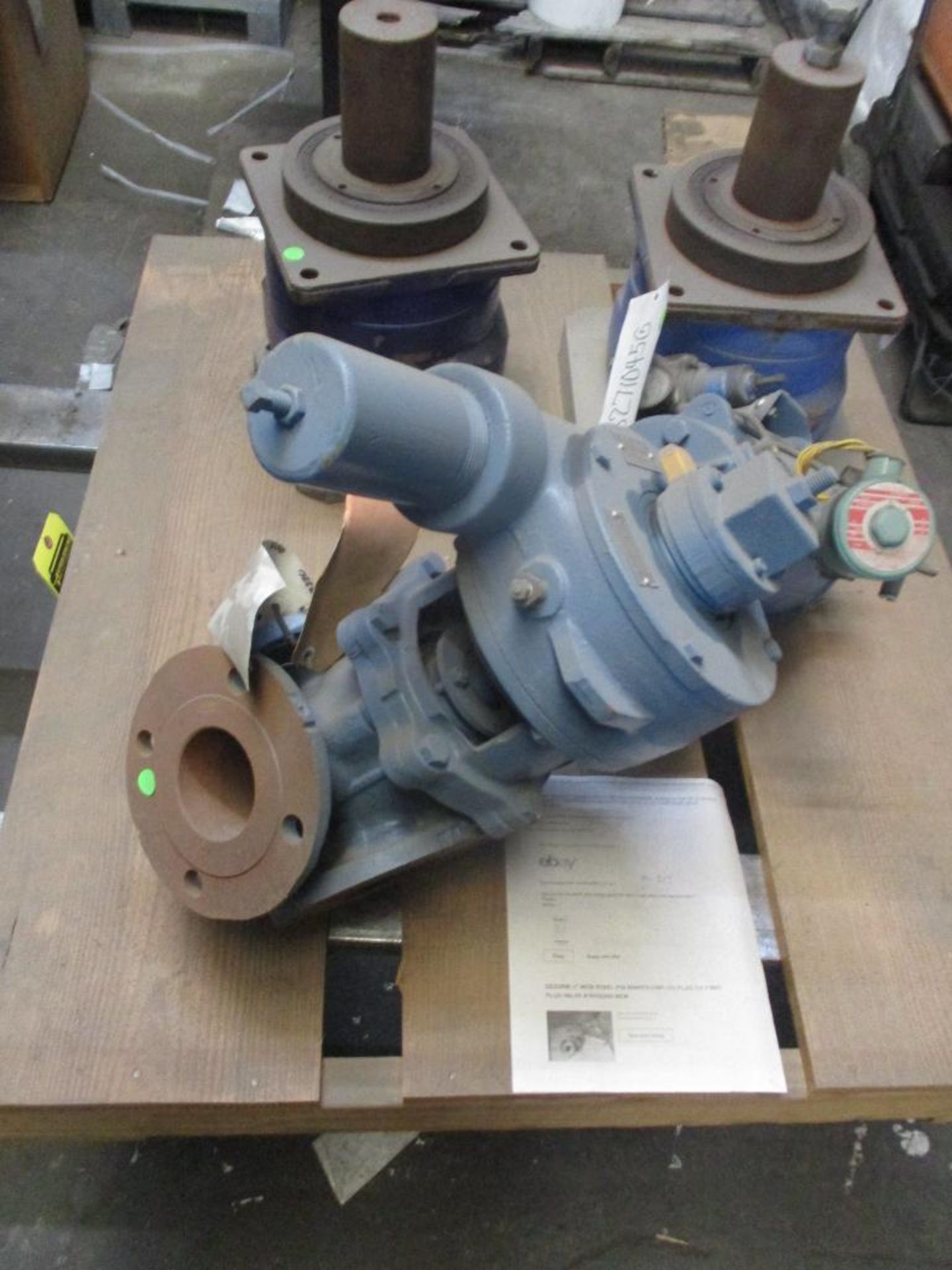 Dezurik 3" Steel Actuated 3-Way Plug Valve, (2) Wittenstein Speed Reducers, Ratio: 5/1 - Image 4 of 4