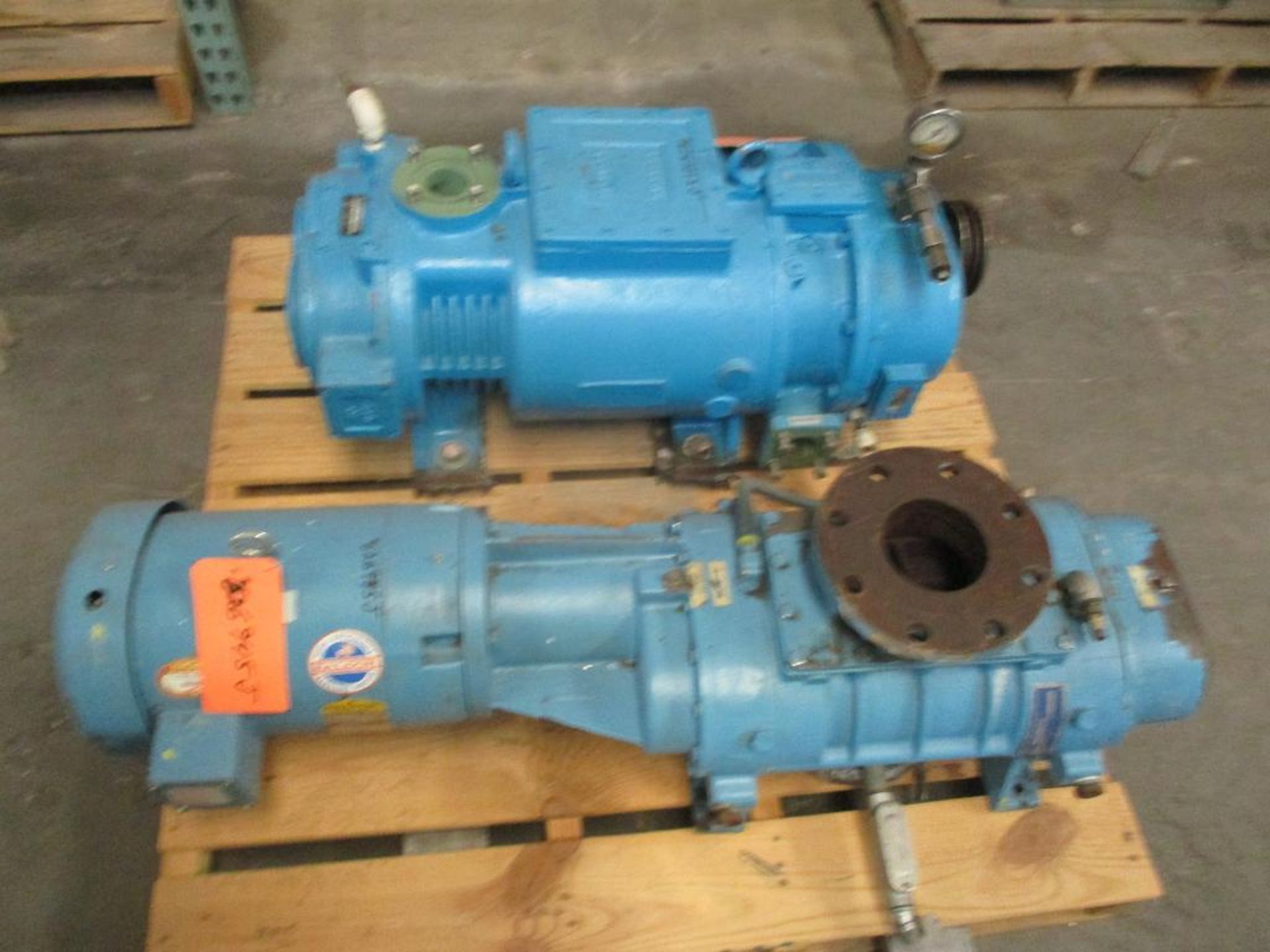 Kinney KMBD-7206 High Vacuum Pump, 7-1/2 HP (Used) & Tuthill KDP330 Vacuum Pump (Used)