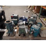 (9) (New) Gearboxes; Falk, Sew Eurodrive, Rexnord, Dodge