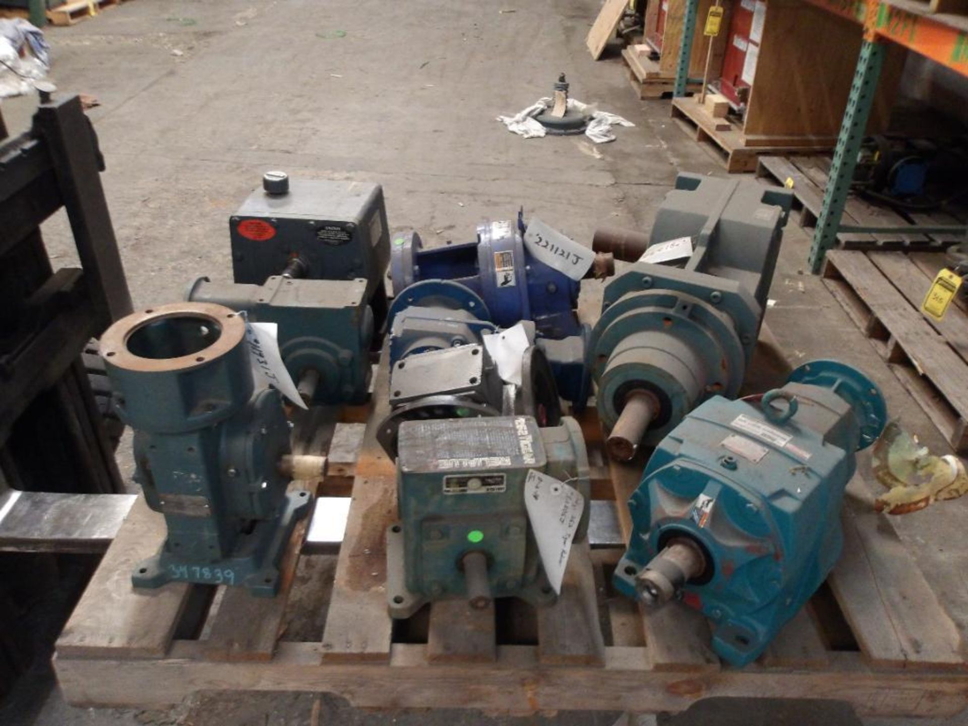 (9) (New) Gearboxes; Falk, Sew Eurodrive, Rexnord, Dodge