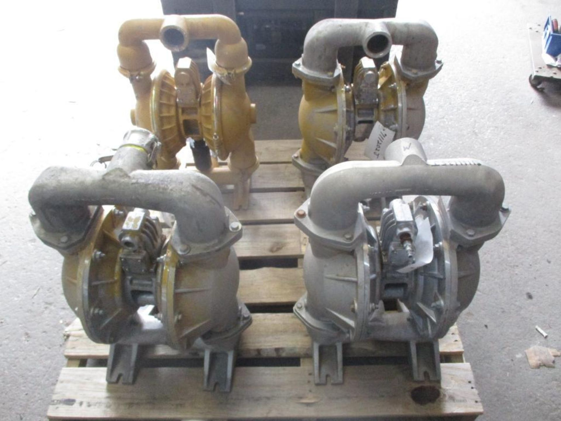 (4) Vera-matic 2" Stainless Diaphragm Pumps (Used, Tested Good w/ Air) - Image 3 of 4