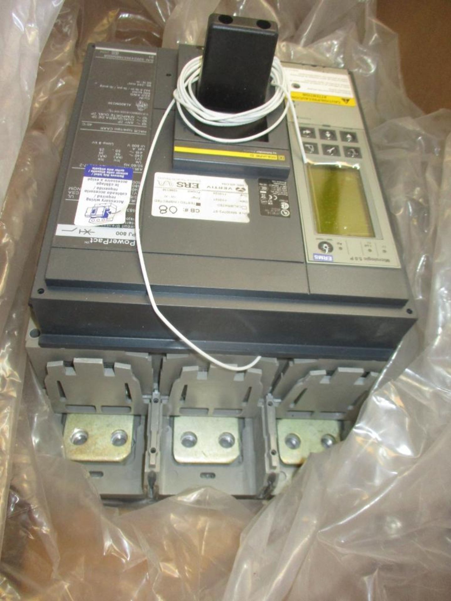 Square D 800 AMP Circuit Breaker, 568307P2, 800A, 3P, 600VAC, PowerPacT PJ 800, Micrologic 5.0 P (Ne - Image 2 of 4
