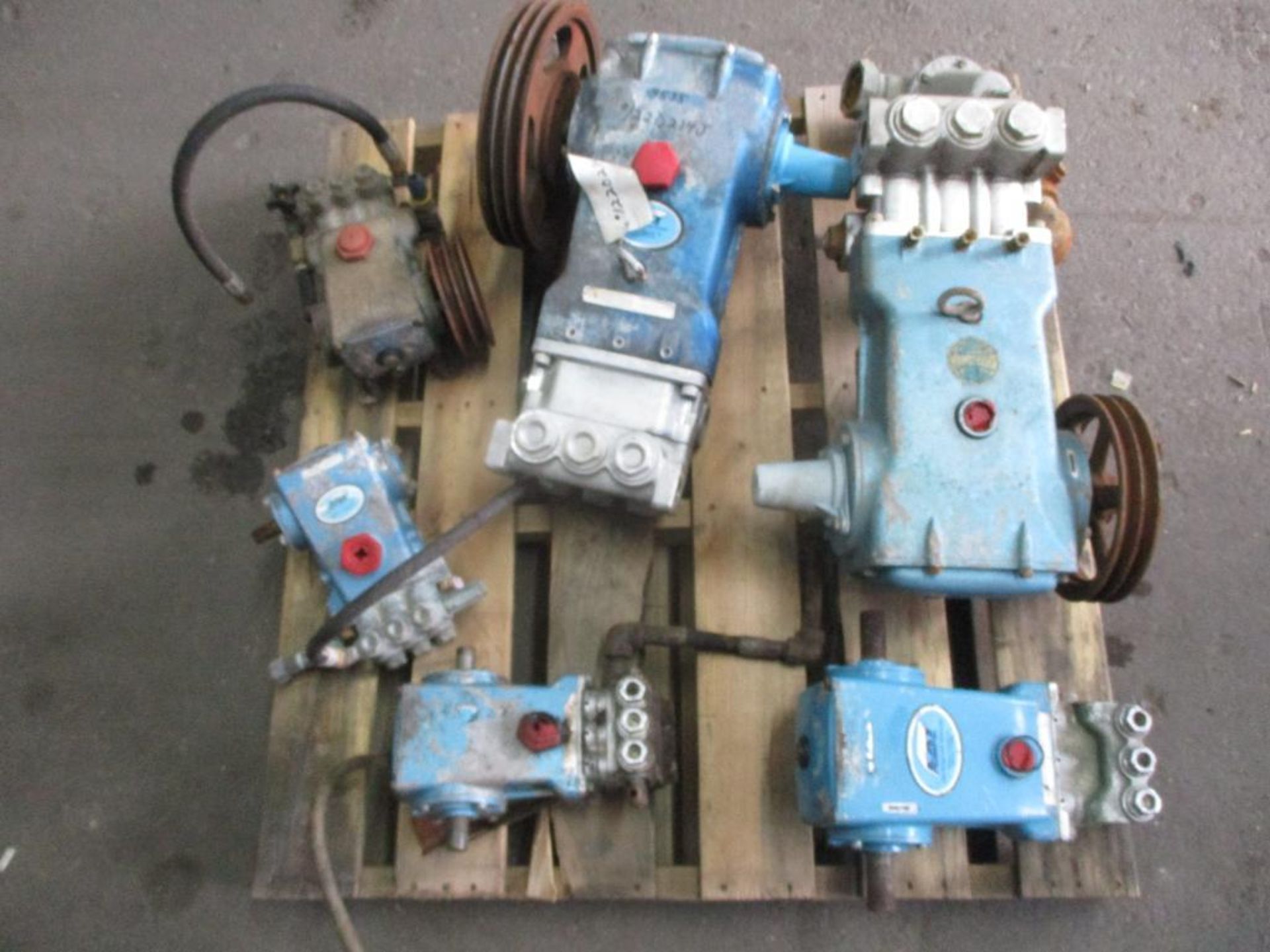 (6) Cat Piston Pumps, Models 3535, 45RS (No Tags on Some)