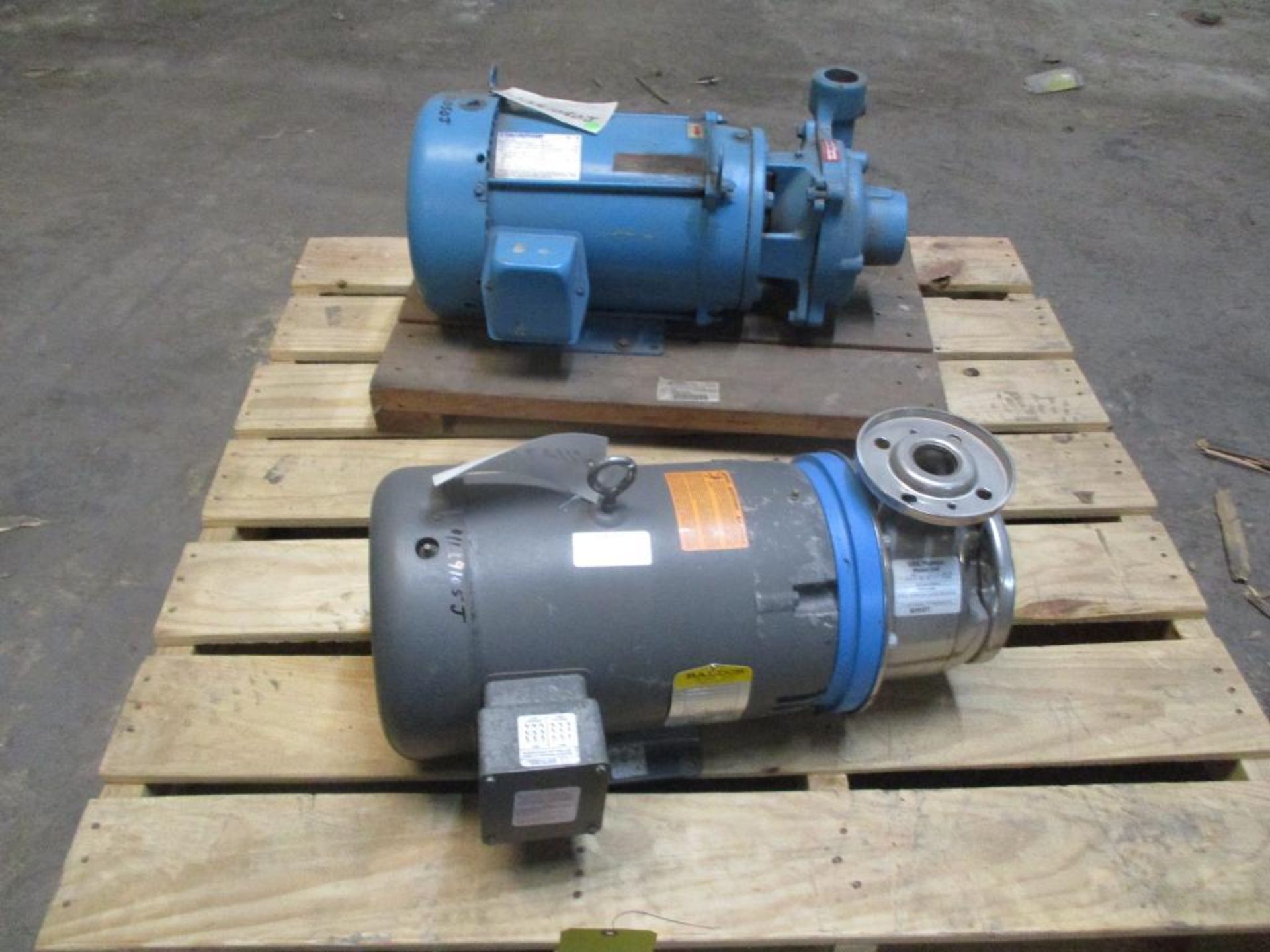 Goulds G&L 1-1/2 x 2-1/2-6 Stainless 10 HP Pump, Mepco 1-1/2 x 2 Iron 7-1/2 HP Pump (New) - Image 3 of 4