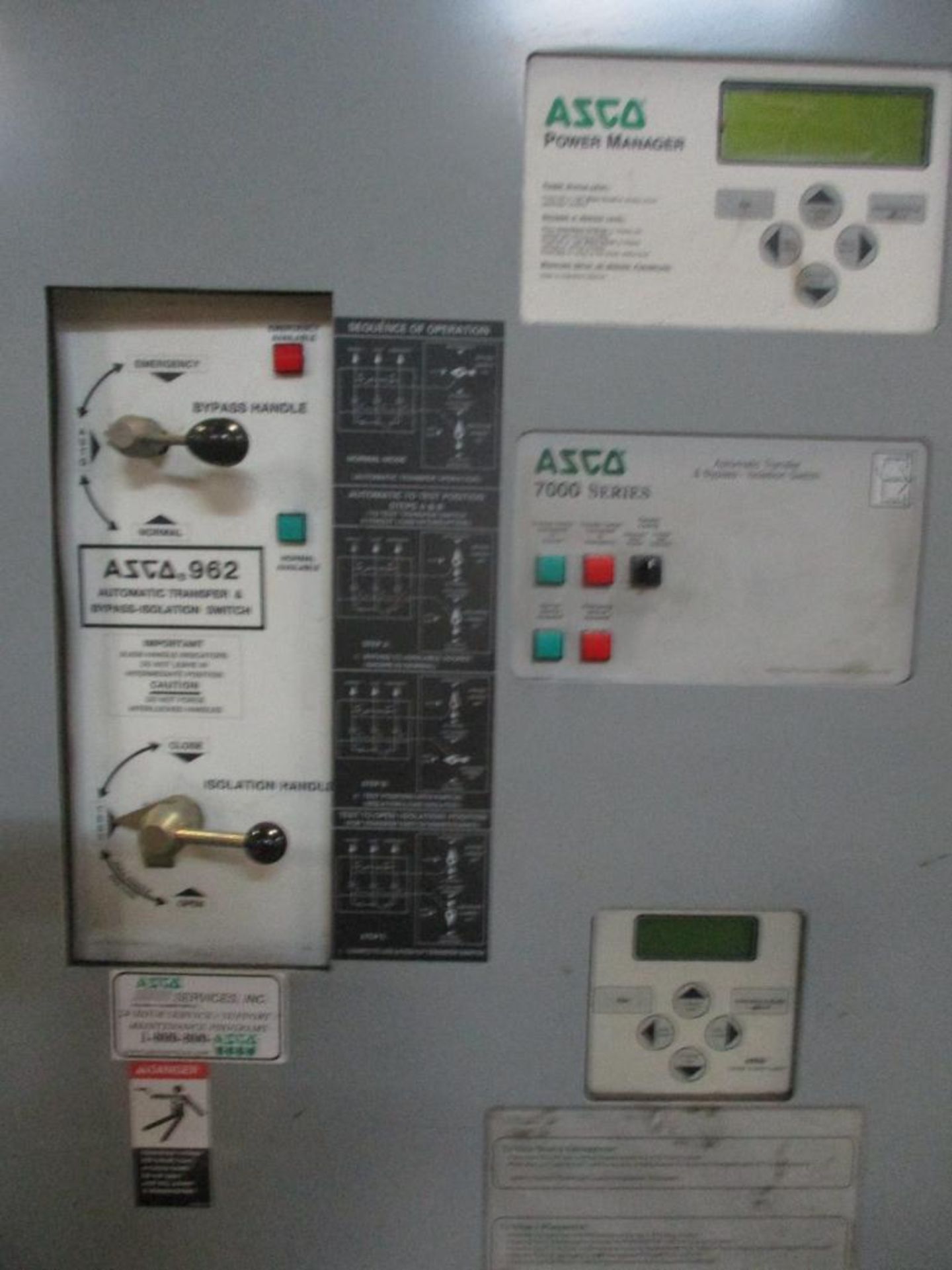 Asco 7000 Series Transfer & Bypass-Isolation Switch - Image 2 of 4