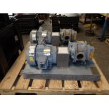 (2) Sutorbilt Blowers & Motors, Garnder Denver Model GAALDP9, 2-1/2" Ports, Baldor 3HP Motors