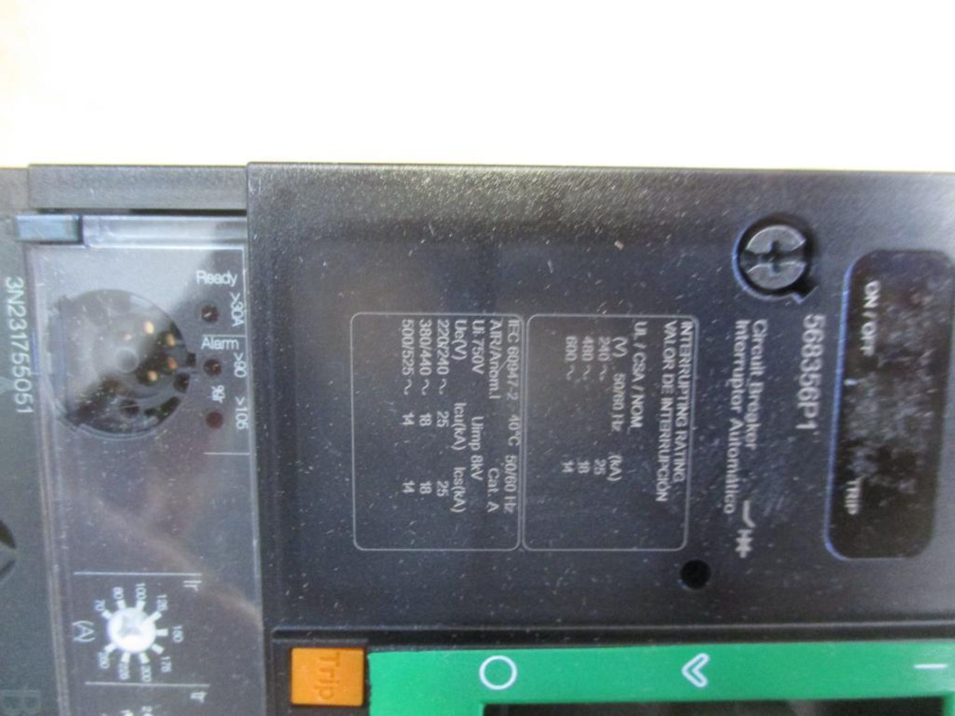 Square D 250 AMP Circuit Breaker, 568356P1, 3P, 250A, 600VAC, PowerPacT (New in Box) - Bild 3 aus 4