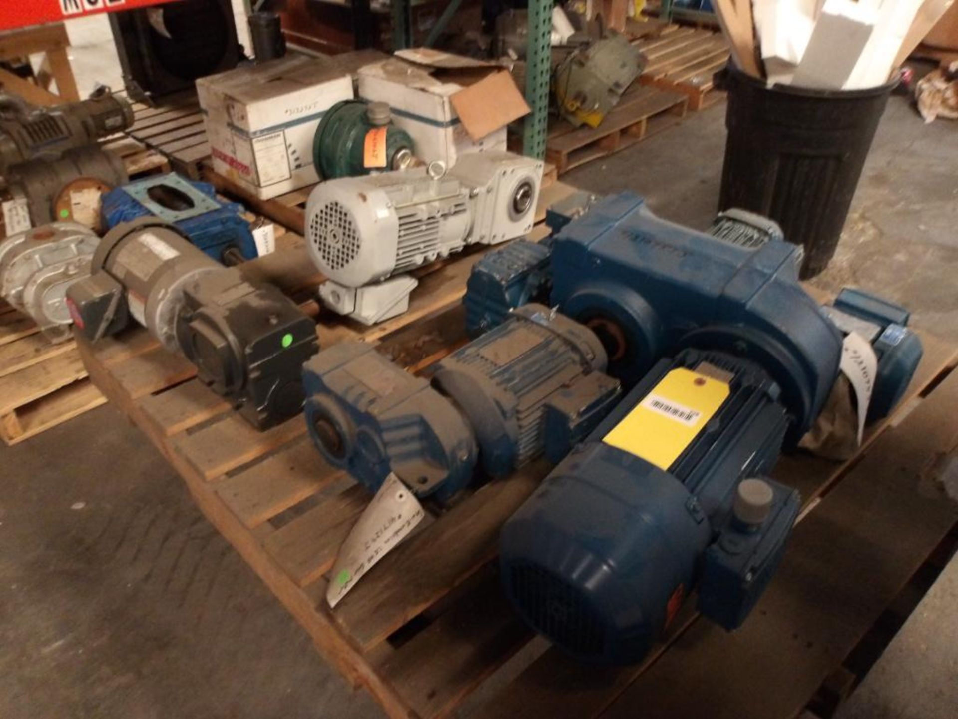 (9) (New) Electric Motors & Gearboxes; Sew-Eurodrive, GE, SumiTomo