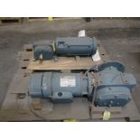 (2) Dodge/Reliance Gearmotors; (1) .5 HP, Ratio: 240, (1) 3/4 HP, Ratio: 240 (New)