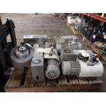 (4) Agilent Vacuum Pumps; (2) Model 9499225M013, (2) P/N X3705-6t000, & (1) Pump (No Motor, No Tag)