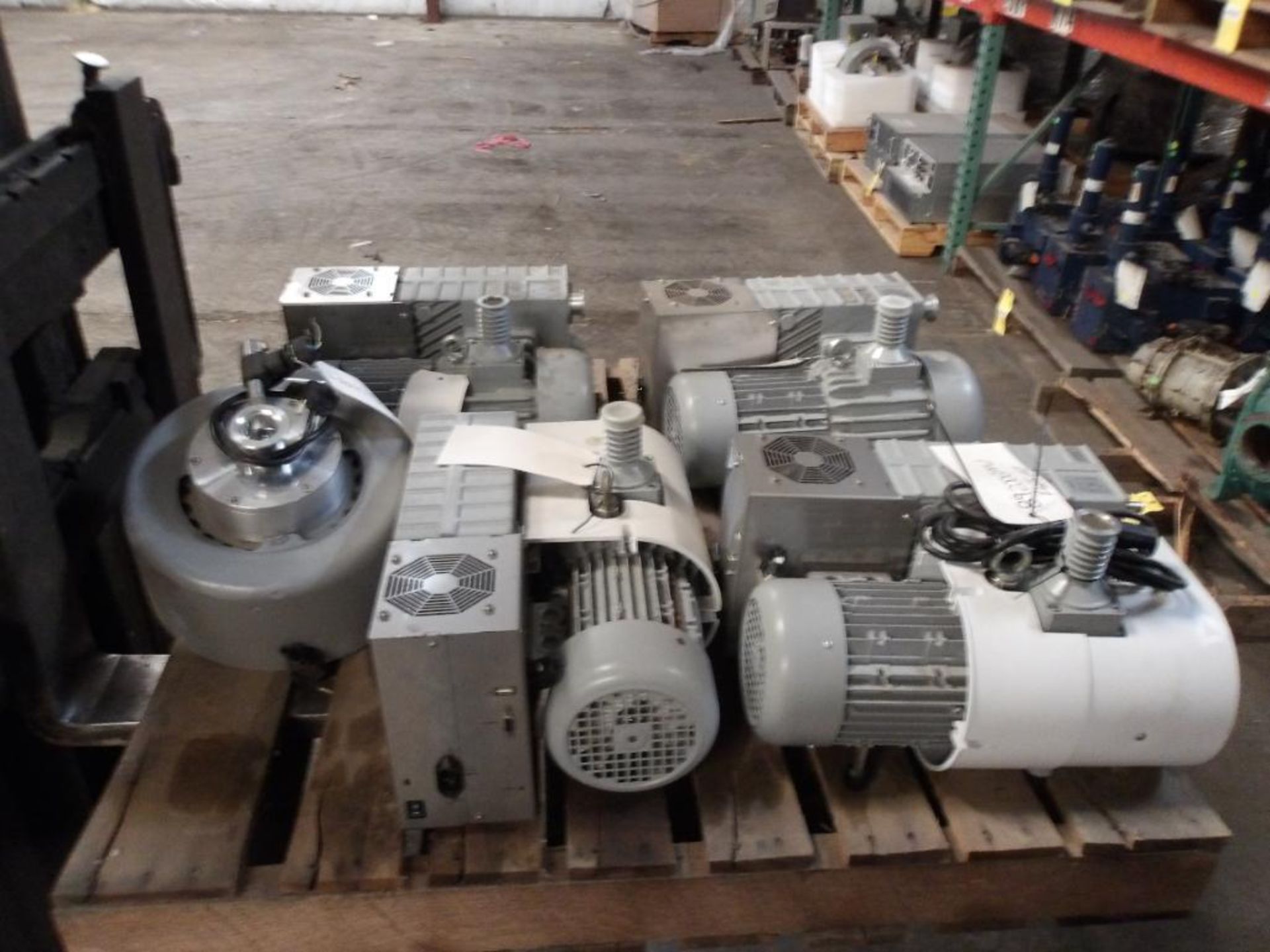 (4) Agilent Vacuum Pumps; (2) Model 9499225M013, (2) P/N X3705-6t000, & (1) Pump (No Motor, No Tag)