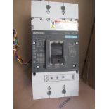 Siemens 600 AMP Circuit Breaker, 533658P1, 600A, 3-P, ETU LI 3AS+48VDC ST+WP, 65KA @ 480V, HLGB (New