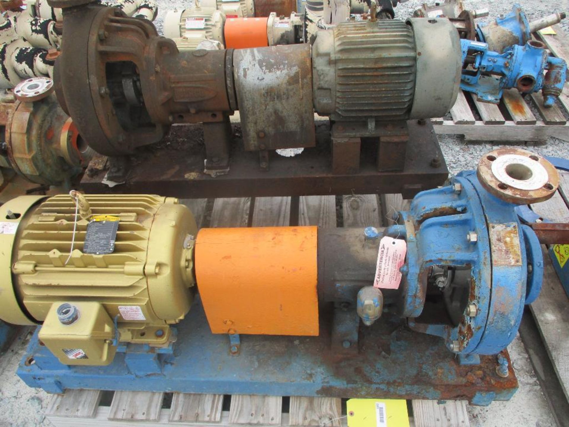 (1) Durco 2x3x13 Pumps SS w/ 20HP Motor & (1) Durco 1-1/2x3x13 Pump w/ 7.5HP Motor