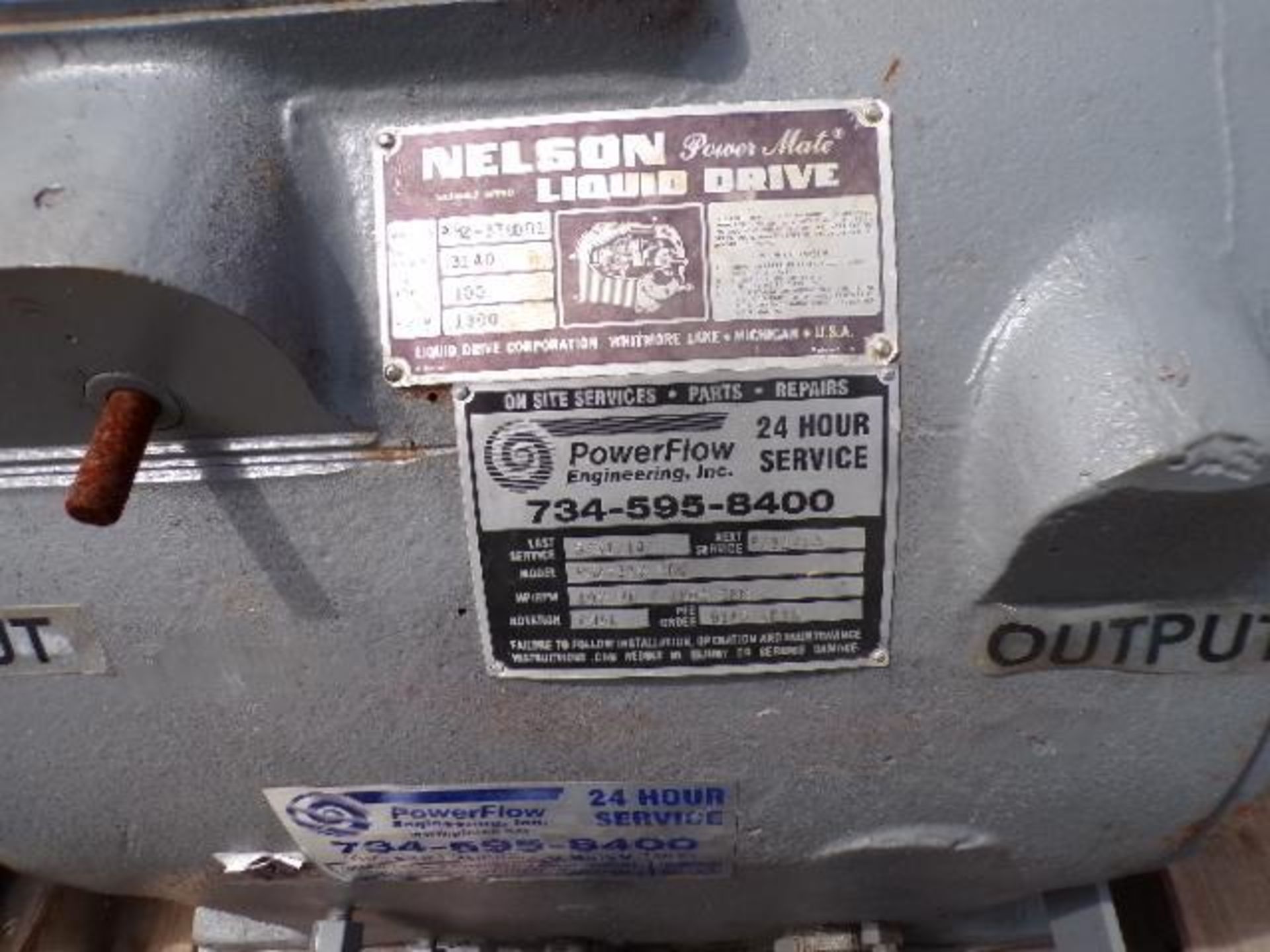 Nelson Variable Speed Liquid Drive, Model PM2-370DB1, 100HP Motor, 1800 RPM (New) - Image 4 of 4