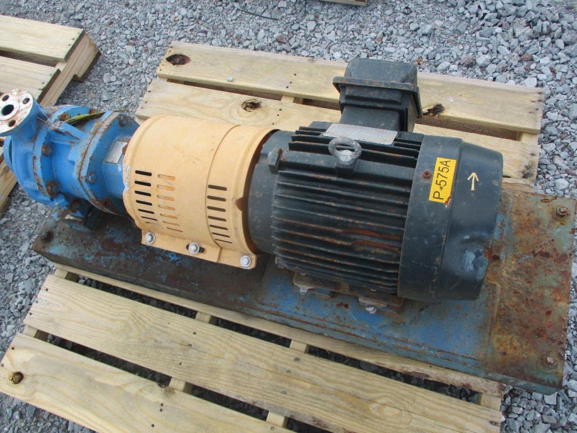 (1) Goulds SS Pump w/ 7.5HP Motor - Image 3 of 4