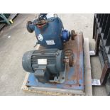 Gorman Rupp Pump, Motor, & Base, 15HP Toshiba Motor, Model GP-3