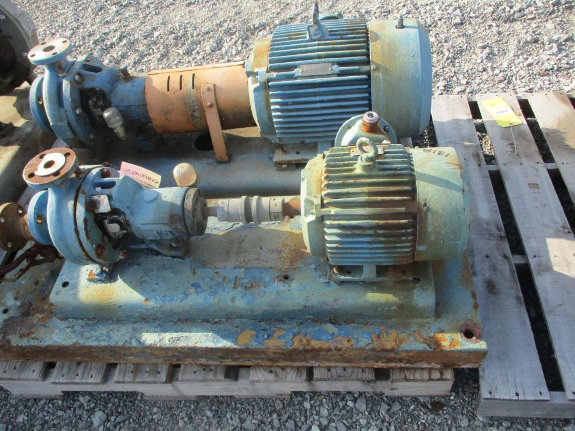 (1) Durco SS Pump w/ 20HP Motor, (1) Durco Pump w/ 5HP Motor - Image 3 of 4