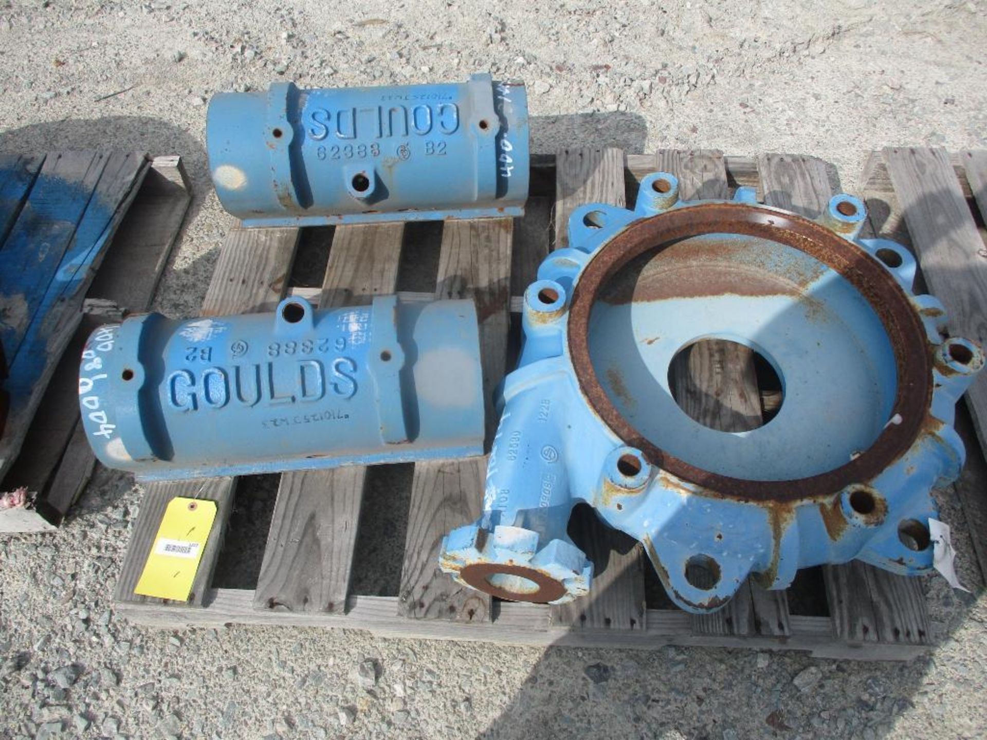 (1) Pallet of Goulds Slurry Pump Parts