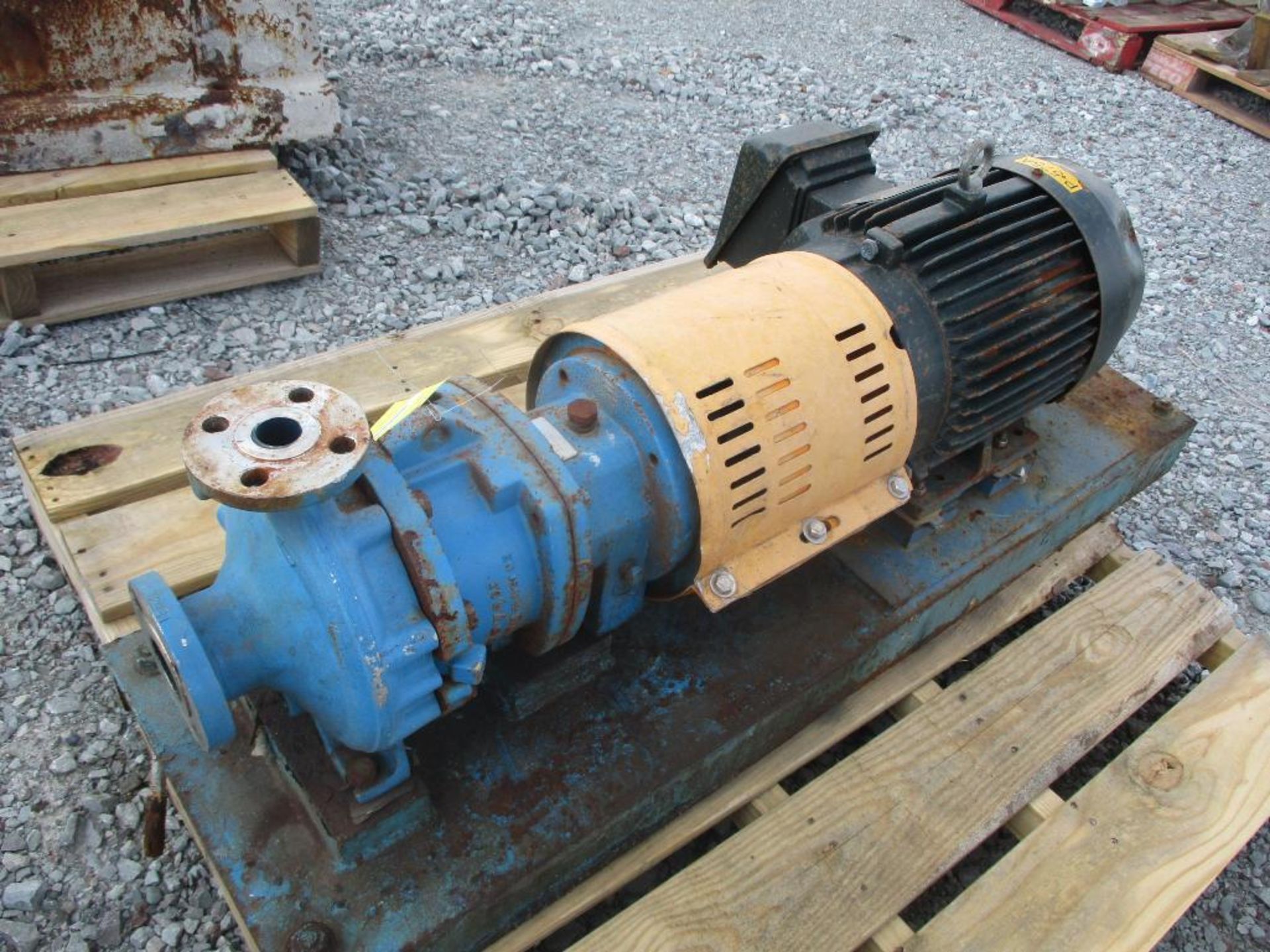 (1) Goulds SS Pump w/ 7.5HP Motor - Image 2 of 4
