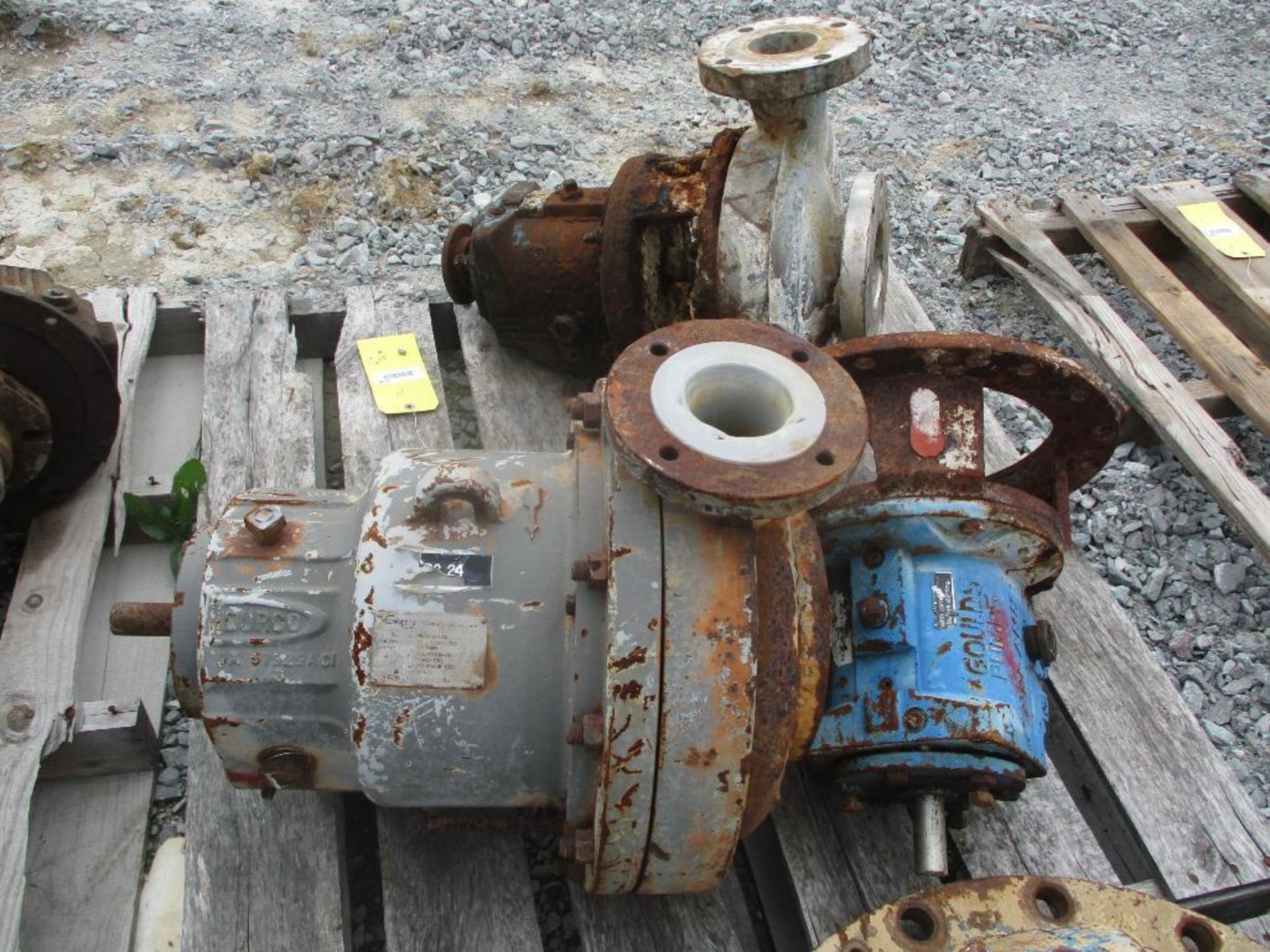 (1) Pallet of Misc. Goulds & Durco Pumps