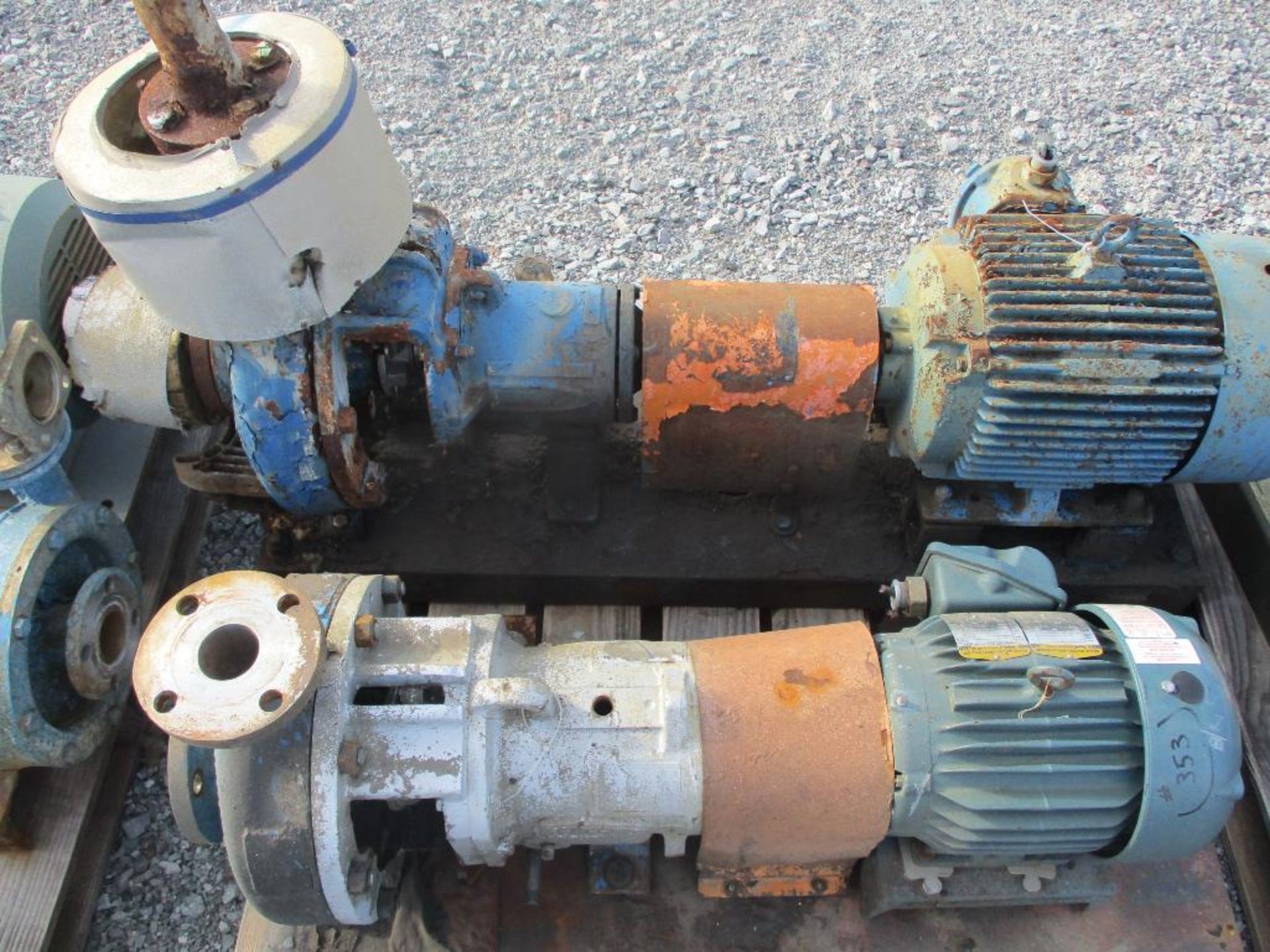 (1) Durco Pump w/ 20HP Motor & (1) Durco SS Pump w/ 5HP Motor - Image 4 of 4