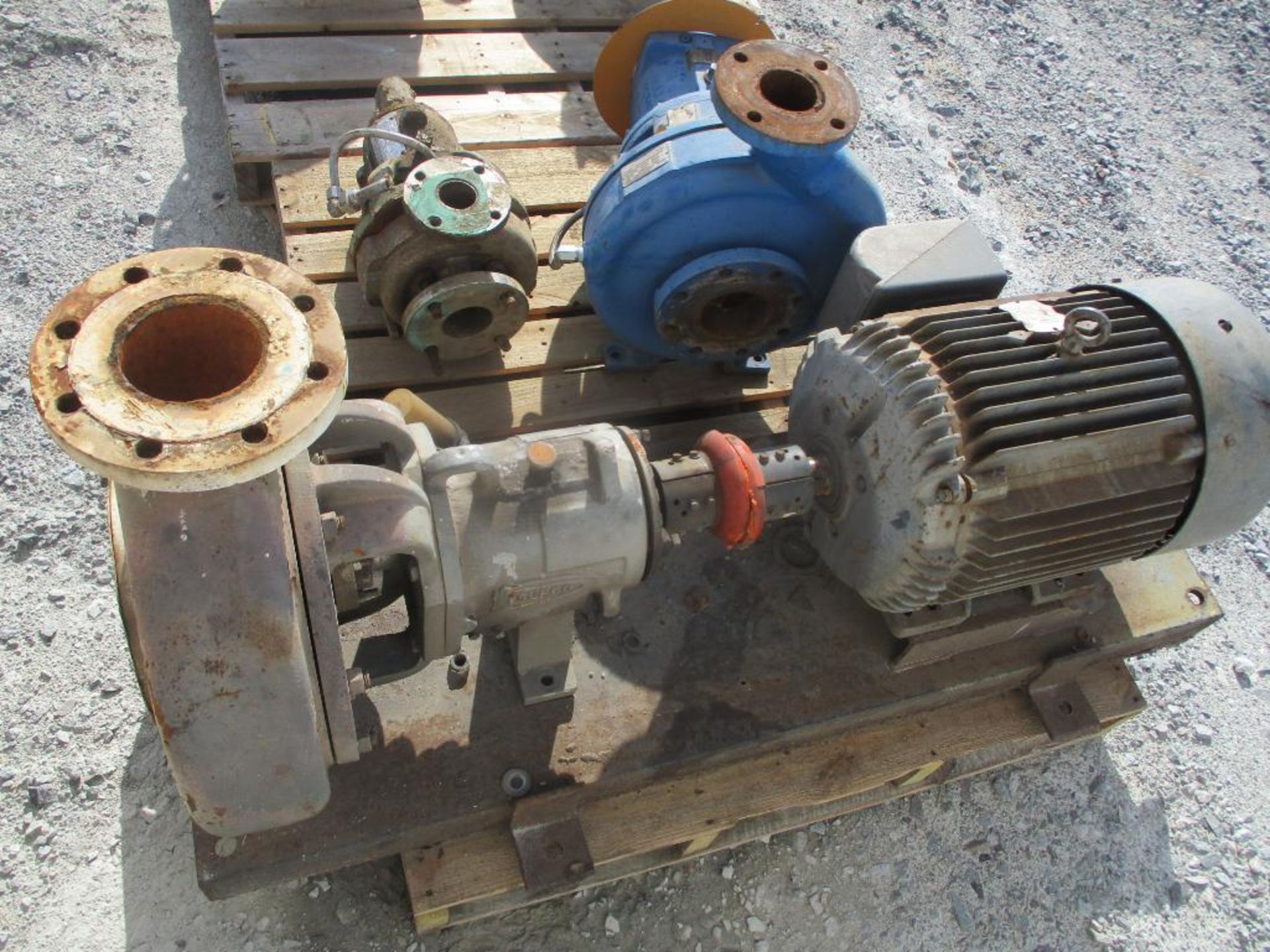 (1) Goulds 3x4x13 Pump, (1) Durco 4x6x13A Pump w/ 15HP Motor, (1) 2" Durco SS Pump - Image 4 of 4