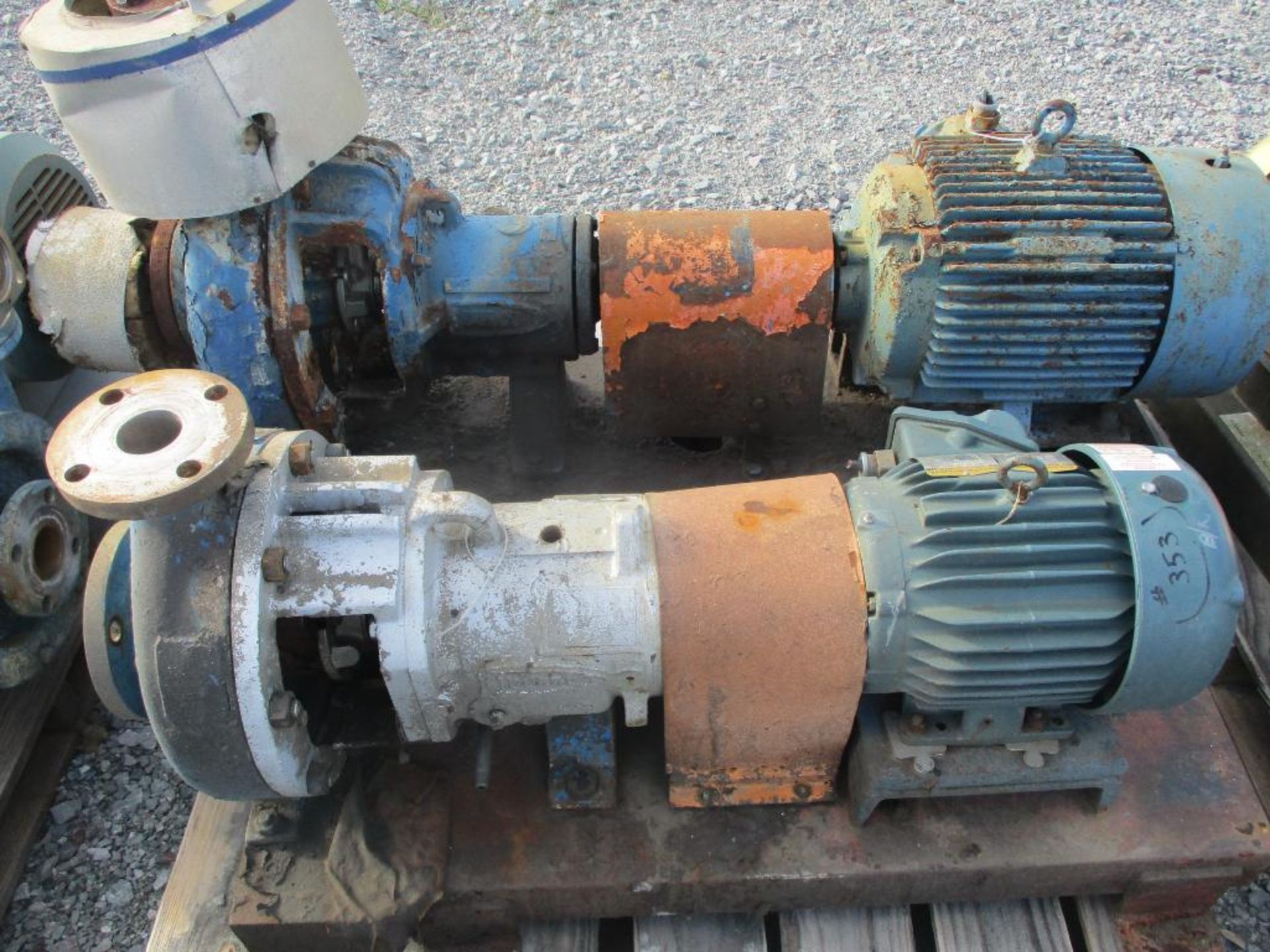 (1) Durco Pump w/ 20HP Motor & (1) Durco SS Pump w/ 5HP Motor - Image 3 of 4