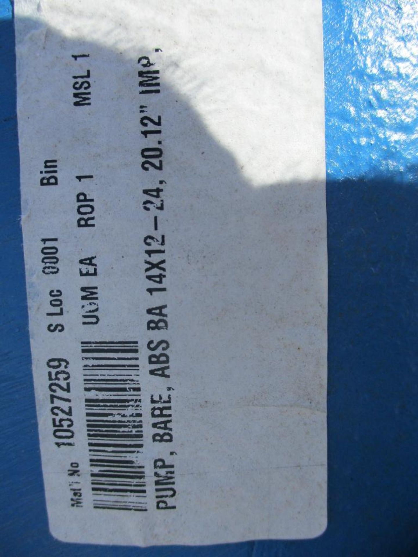 ABS Pump, 14x12x24, Stainless (Unused) - Image 4 of 4