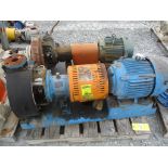 (1) Goulds 2x3x13 Pump w/ 25Hp Motor & (1) Durco 2x3x13 316 Pump w/ 7.5HP Motor