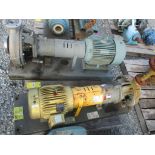 (1) Durco 1-182x3x10A SS Pump w/ 7.5HP Motor, (1) Durco 2x3x13 SS Pump w/ 15HP Motor