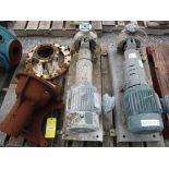 (2) Durco 1x1-1/2x6 Pumps 316 w/ 3HP Motors