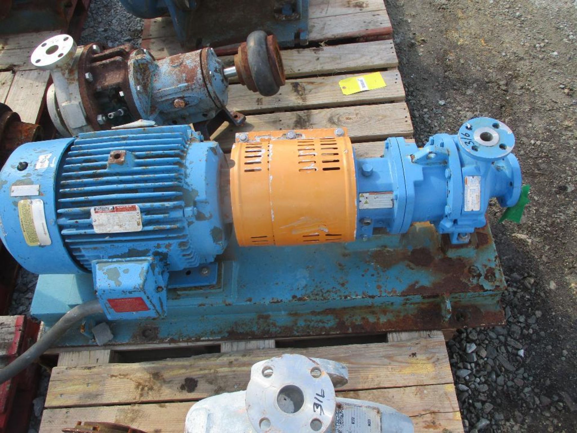 (1) Goulds SS Pump w/ 15HP Motor - Image 3 of 4
