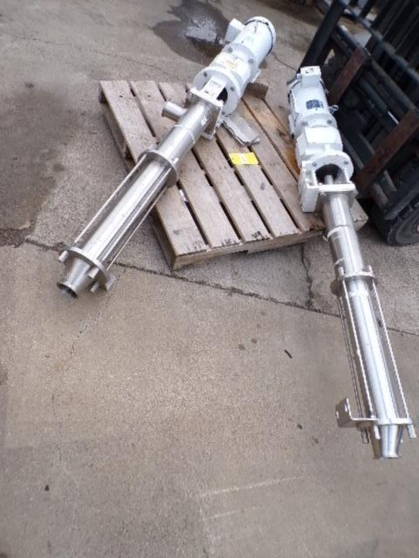 (2) Moyno Progressing Cavity Pumps, Food Grade Flanges (Used) - Image 2 of 3