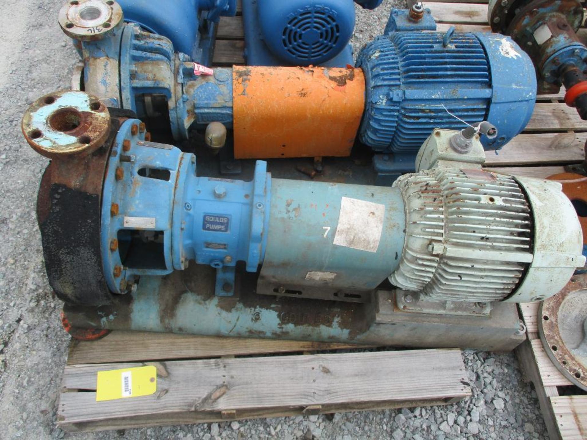 (1) Goulds 2x3x13 Pump w/ 15HP Motor & (1) Durco 2x3x13 316 SS Pump w/ 25HP Motor - Image 3 of 4