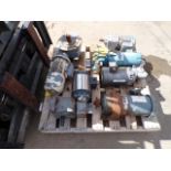 Pallet of (6) Assorted Gear Motors (Used)