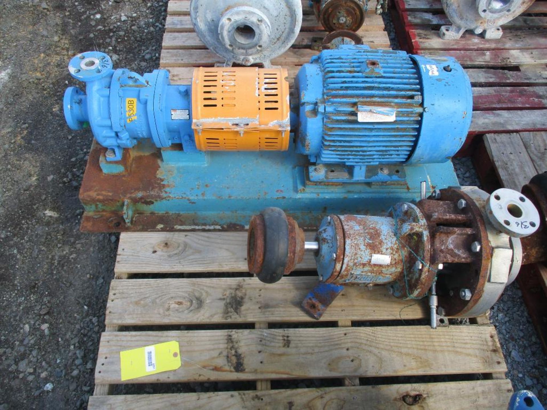 (1) Goulds SS Pump w/ 15HP Motor