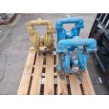 Pallet of (3) Diaphragm Pumps (Used)