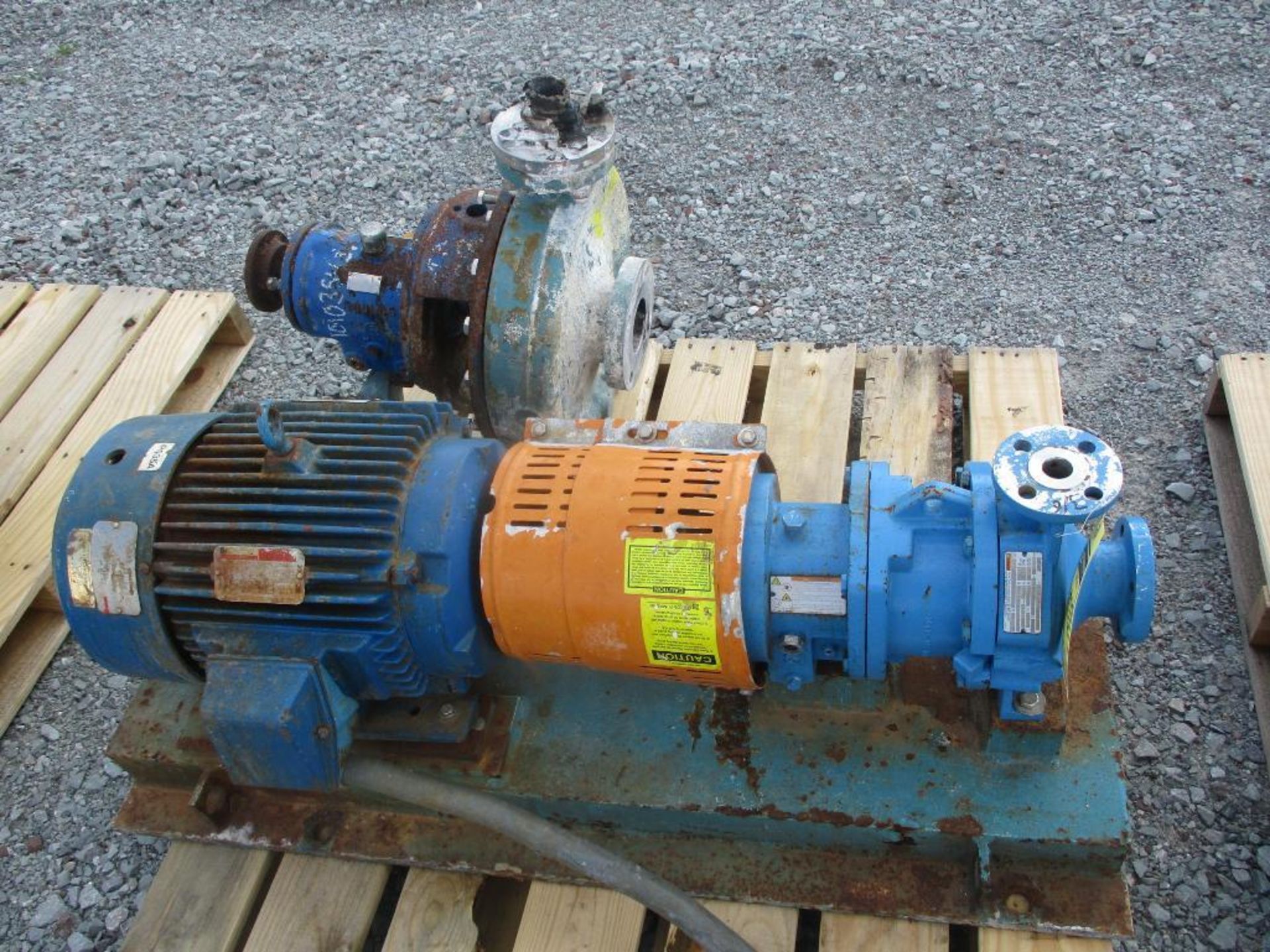 (2) Goulds Pump SS; (1) w/ 15HP Motor