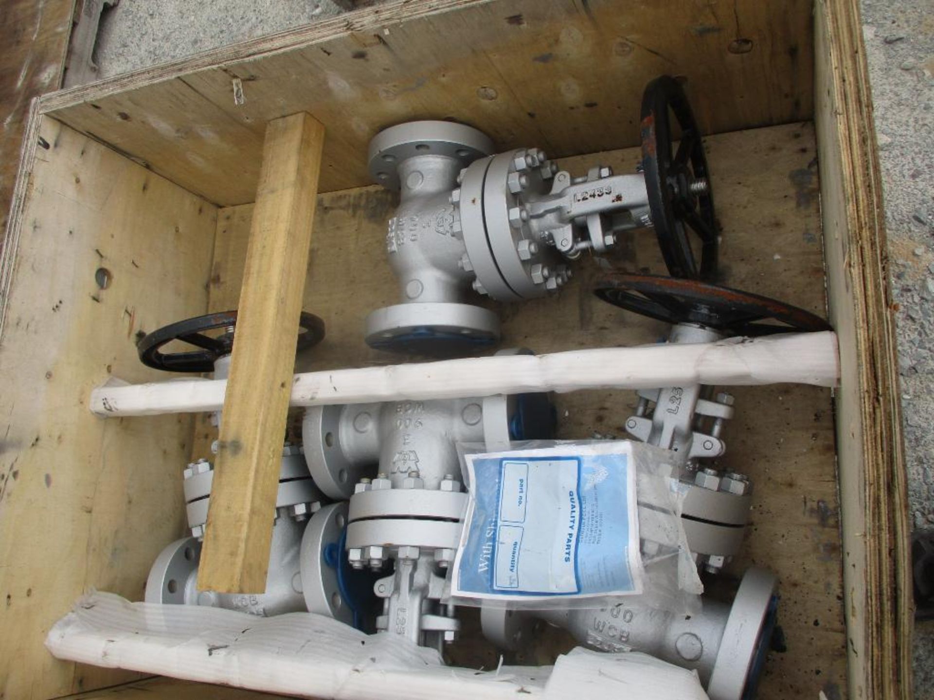 (1) Crate of (4) Williams 3" 900 Gate Valves