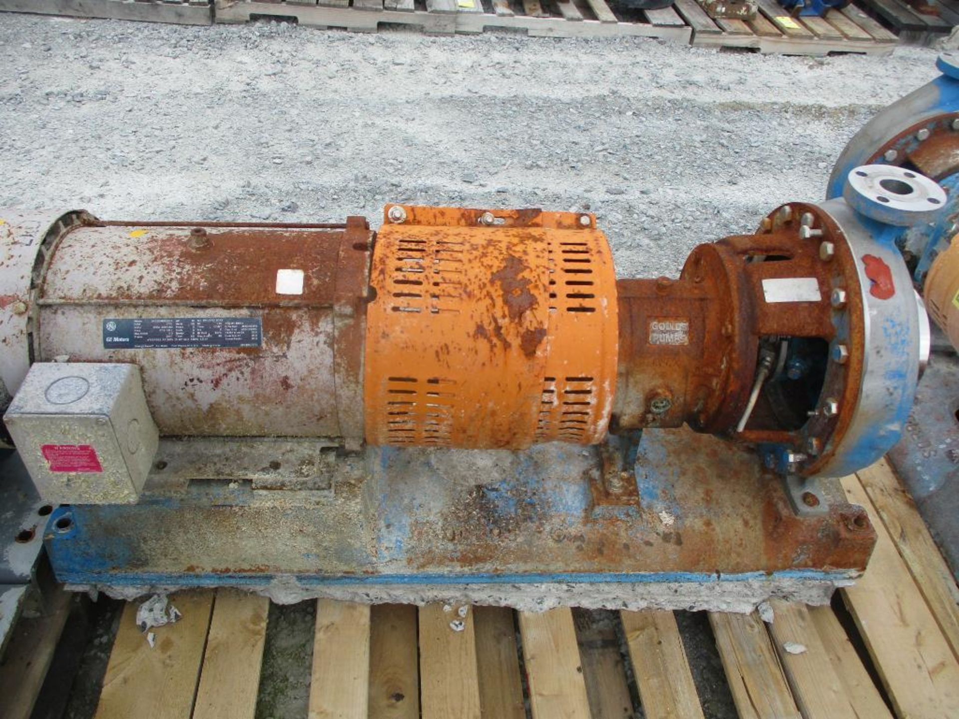 (1) Goulds 1-1/2x3x13 SS Pump w/15HP Motor - Image 3 of 3