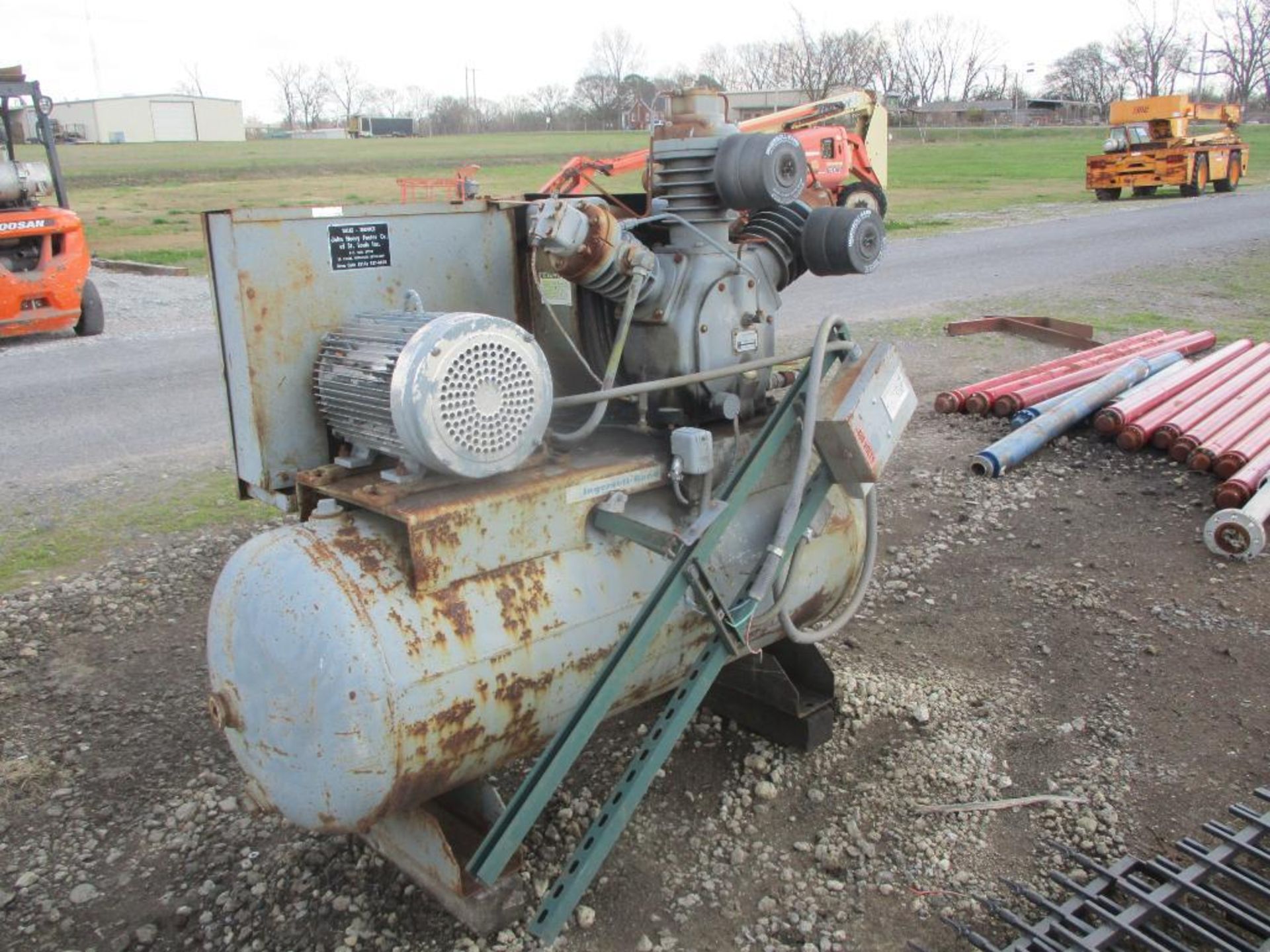 Ingersol Rand Air Compressor, Model 15T, 20HP - Image 3 of 4