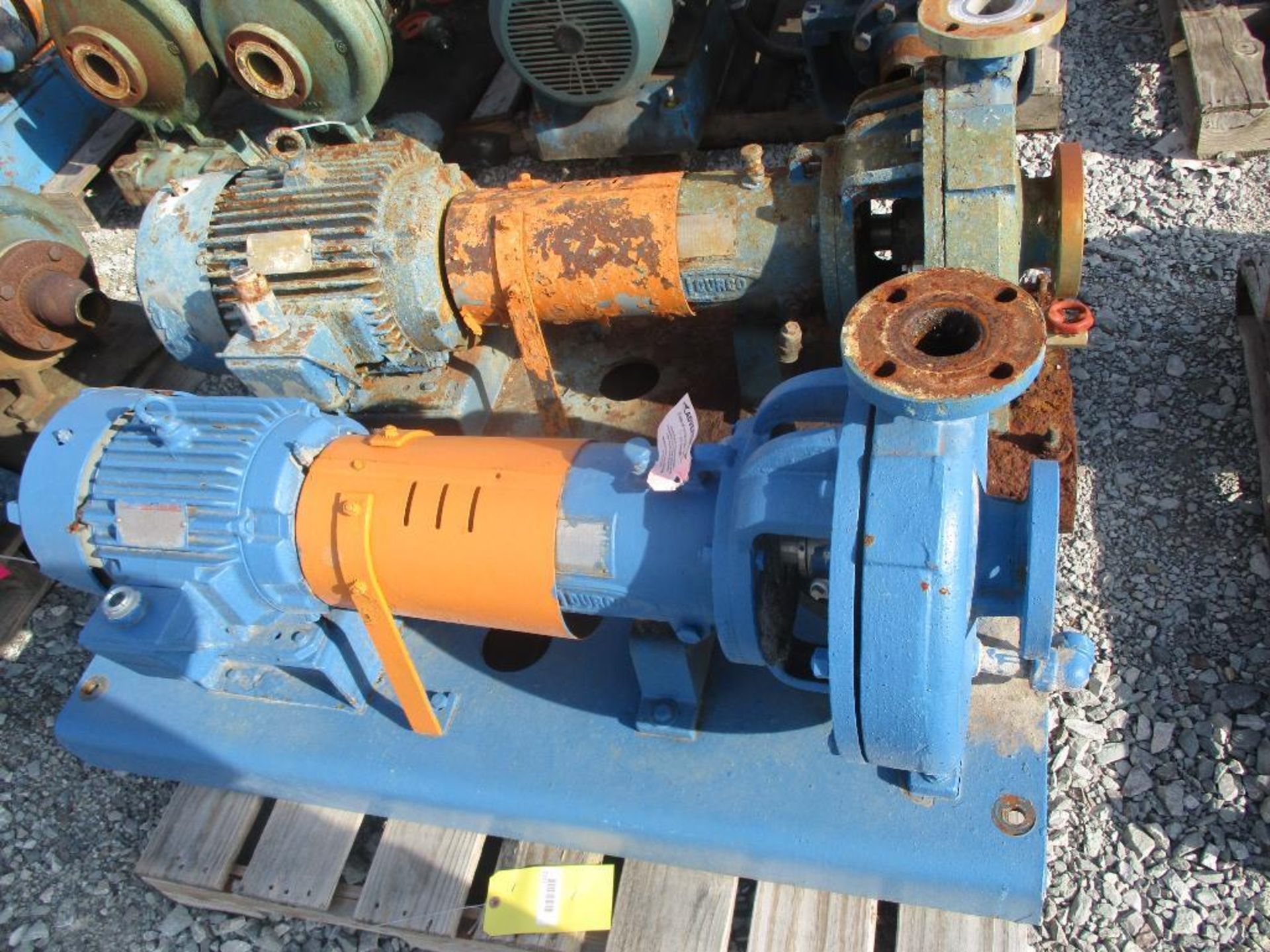 (1) Durco SS Pump w/ 20HP Motor 2x3x13, (1) Durco Pump w/ 10HP Motor 2x3x13 - Image 2 of 4