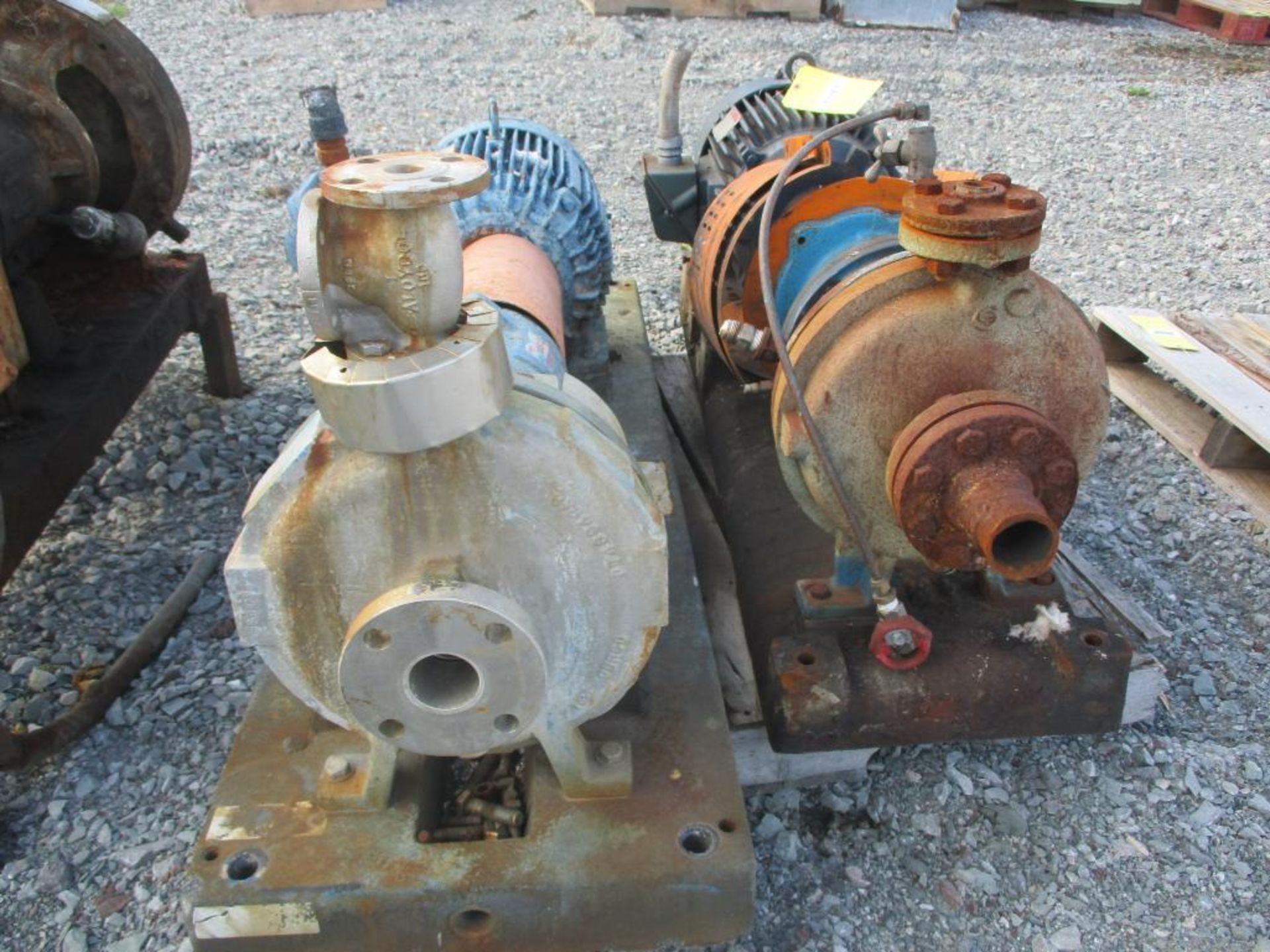 (1) Goulds Pump w/ 20HP Motor, (1) Durco Pump, Stainless Steel, w/ 15HP Motor - Image 4 of 4