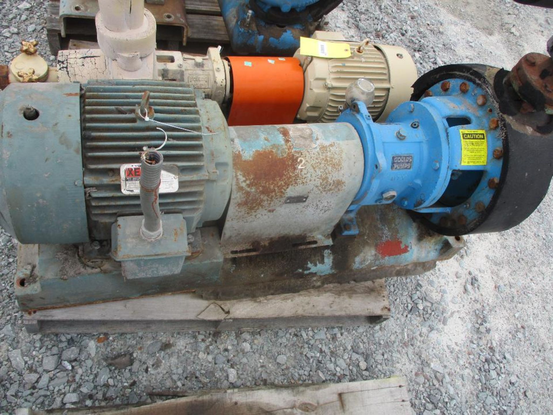 (1) Goulds 2x3x13 Pump w/ 15HP Motor & (1) Goulds 1x12x8 Pump w/ 10HP Motor - Image 2 of 4