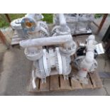 Pallet of (4) (Used) Diaphragm Pumps