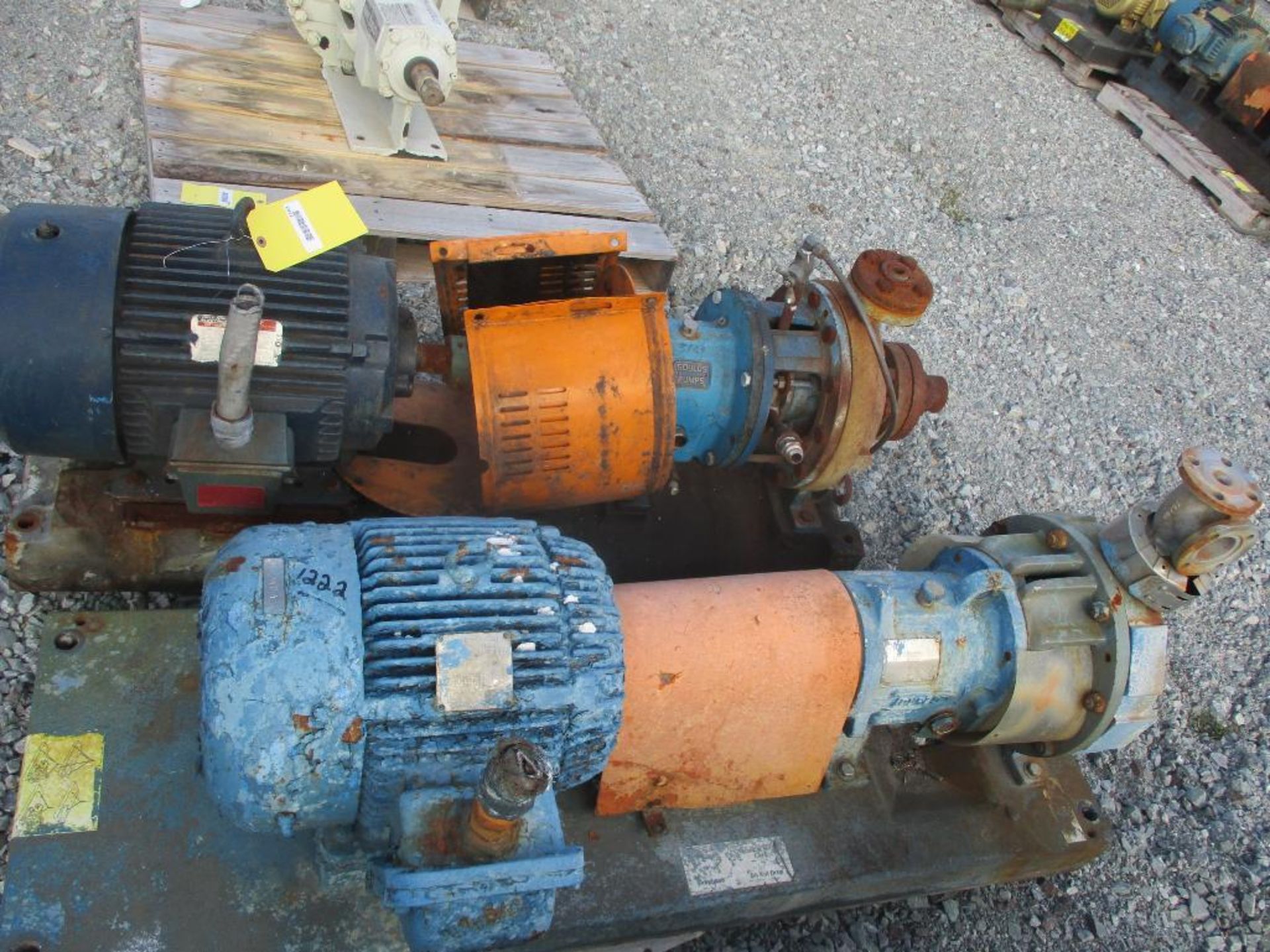 (1) Goulds Pump w/ 20HP Motor, (1) Durco Pump, Stainless Steel, w/ 15HP Motor - Image 3 of 4