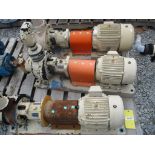 (1) Pallet of (3) Goulds w/ 5HP & 10HP Motors